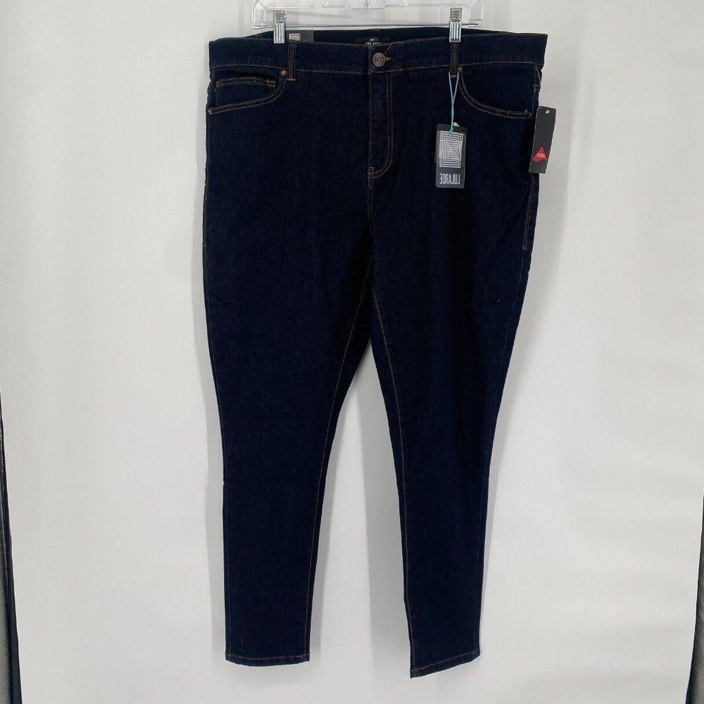 Lularoe Jeans Womens 40 Blue skinny fit stretch comfort medium wash
